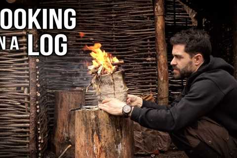 Cooking on a Log: Bushcraft Feast in Minutes