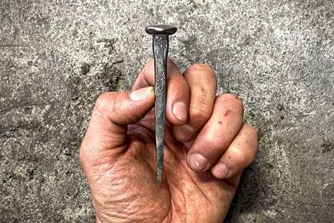 Hand Forging a Nail for the First Time: Beginner Blacksmithing