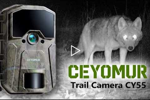 Trail Camera Unboxing CEYOMUR CY55, Video & Photo Samples & Camera Overview