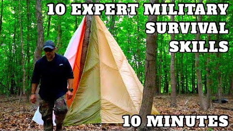 10 Military Wilderness Bushcraft & Survival Skills in 10 Minutes! Vol. 4