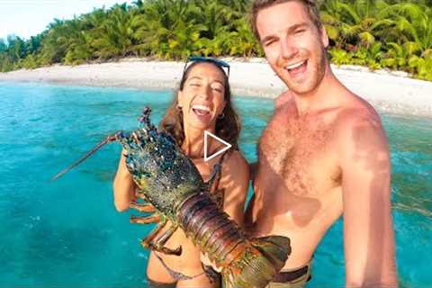 GIANT LOBSTER CATCH & COOK (Bushcraft & Survival Skills)