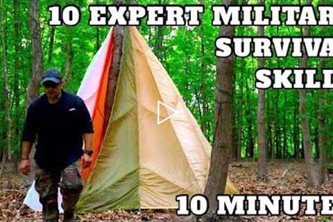 10 Military Wilderness Bushcraft & Survival Skills in 10 Minutes! Vol. 4