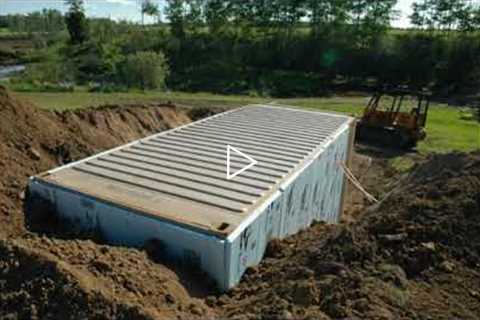 ADVICE FOR PREPPERS BURYING SHIPPING CONTAINERS