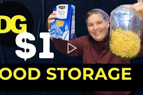 $1 Budget Prepping: EMERGENCY FOOD STORAGE 101