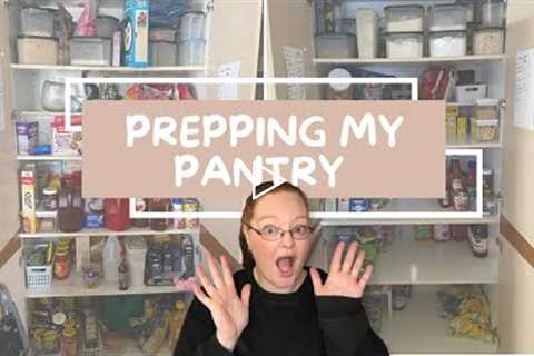 PANTRY PREPPING SET UP / ORGANISING & PLANNING FOR BEGINNER STOCKPILING / FOOD STORAGE