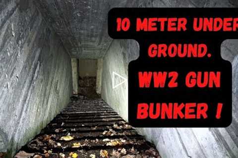 Underground WW2 gun bunker found. One of Hitler`s secret bunkers !