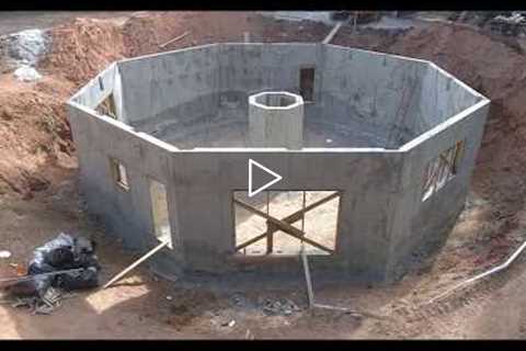 Concrete Walls for Underground Home