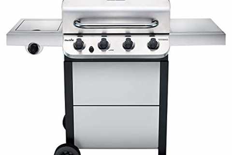 Char-Broil 463377319 Performance 4-Burner Cart Style Liquid Propane Gas Grill, Stainless Steel -..