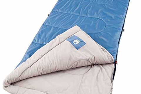 Coleman Sun Ridge 40°F Warm Weather Sleeping Bag, Blue - The Camping Companion