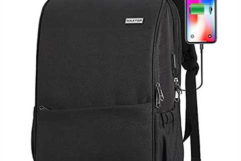 Laptop Backpack for Men Women Large Business Travel Backpacks with USB Charging Port Water..