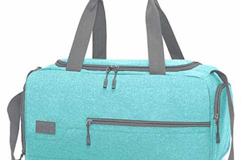 MarsBro Water Resistant Sports Gym Travel Weekender Duffel Bag with Shoe Compartment - The Camping..