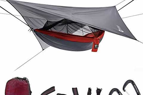 Easthills Outdoors Jungle Explorer 118" x 79" Double Camping Hammock Lightweight Ripstop..