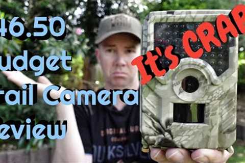 Trail Camera Review - Ultra Cheap Arse Budget Option - It''''s CRAP