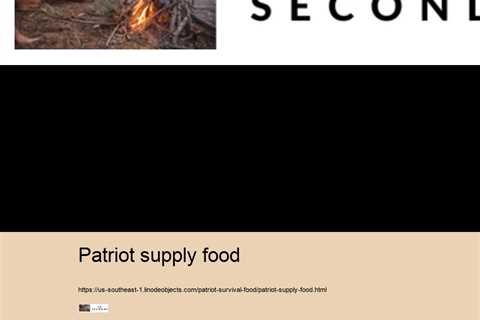 patriot supply food