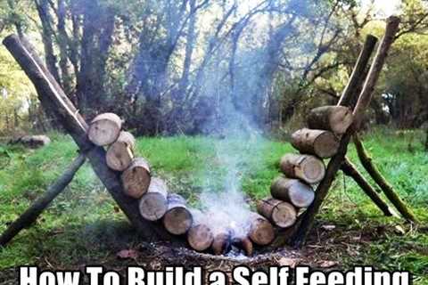 How to Make a Self Feeding Fire