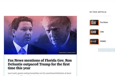 Fox News Mentions of DeSantis Outpace Trump; Could Impact 2024 Race