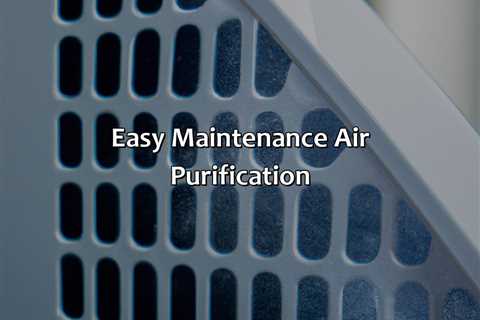 Easy Maintenance Air Purification