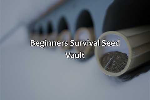 Beginner’S Survival Seed Vault