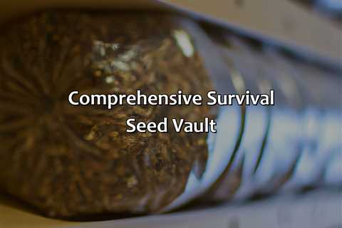 Comprehensive Survival Seed Vault