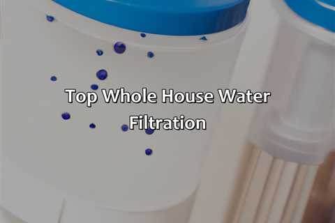 Top Whole House Water Filtration