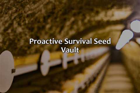 Proactive Survival Seed Vault