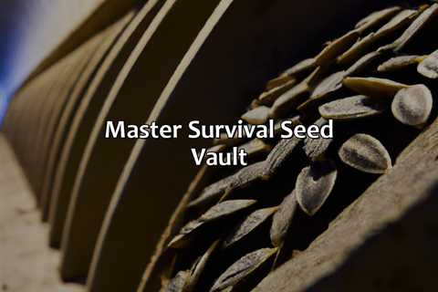 Master Survival Seed Vault