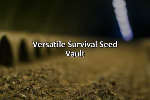 Versatile Survival Seed Vault