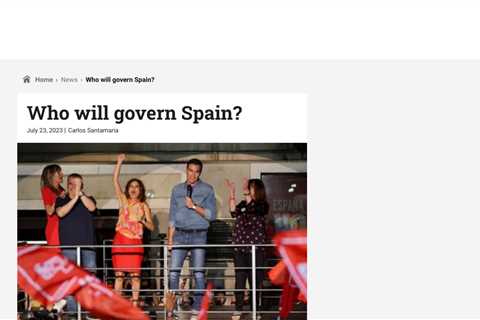 Political Uncertainty Looms in Spain as Recent Elections Fail to Produce Clear Winner