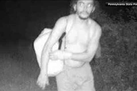 Escaped inmate caught on trail cam at botanical garden