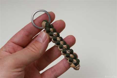 DIY Paracord Butterfly Stitch Keychain Scoobie