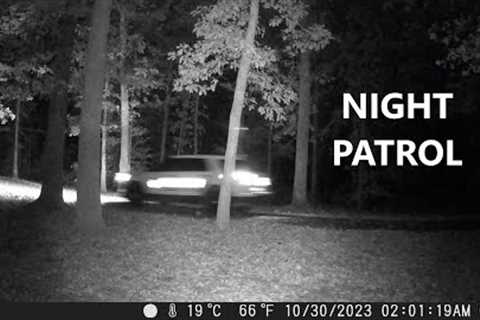 Night Patrol at 2:01 am - Night Vision Camera - Trail Cam