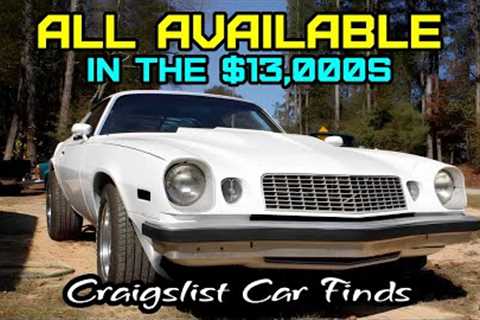 10 Classic Cars For Sale In The $13,000s - All Available on Craigslist!