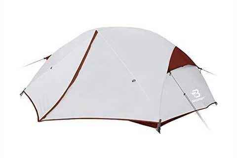 Bessport Camping Tent for 3 Person, Lightweight Backpacking Tent Waterproof Windproof Two Doors..