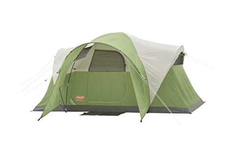 Coleman Montana Camping Tent, 6/8 Person Family Tent with Included Rainfly, Carry Bag, and Spacious ..