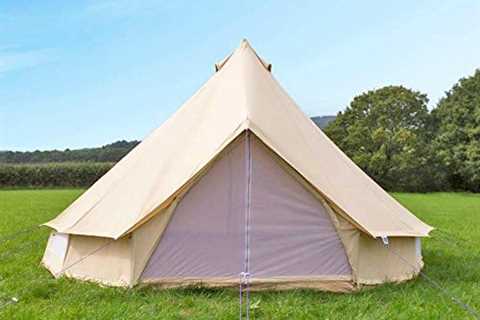 Comfortable Outdoor Cotton Canvas Big Family Camping Bell Tent (Diameter 4M) - The Camping Companion