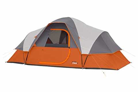 CORE 9 Person Extended Dome Tent - 16' x 9' - The Camping Companion