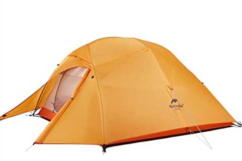 Naturehike Cloud-Up 3 Person Lightweight Backpacking Tent with Footprint - 3 Season Free Standing..