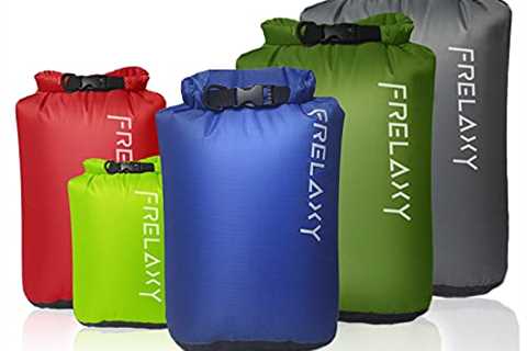 Frelaxy Dry Bag 3-Pack/5-Pack, Ultralight Dry Sack, Outdoor Bags Keep Gear Dry for Hiking,..