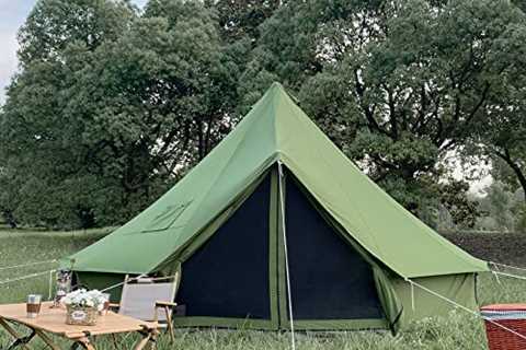 glamcamp Breathable 100% Cotton Canvas Bell Tent - The Camping Companion