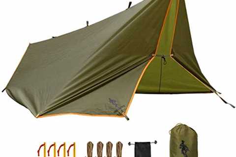 FREE SOLDIER Waterproof Portable Tarp Multifunctional Outdoor Camping Traveling Awning Backpacking..