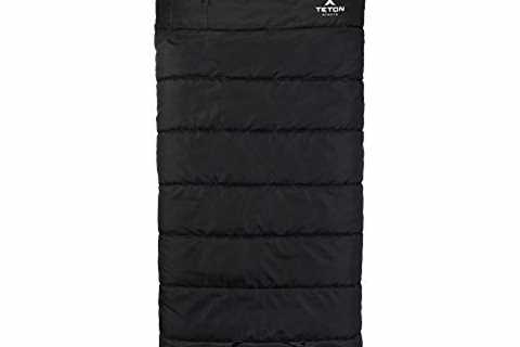 TETON Sports Outfitter XXL Sleeping Bag; Warm and Comfortable for Camping , Black - The Camping..