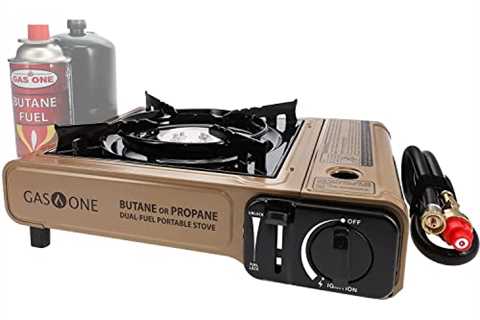 Gas One GS-3400P Propane or Butane Stove Dual Fuel Stove Portable Camping Stove - Patent Pending -..