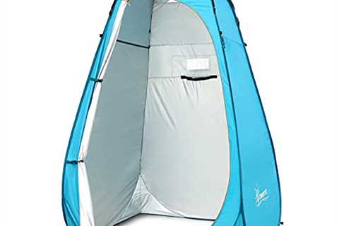 COMMOUDS 6.9 FT Pop Up Privacy Changing Tent, Portable Outdoor Camping Shower Tent, Changing..