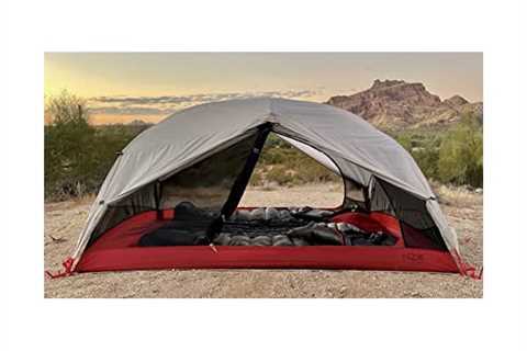 Near Zero 3 Person Lightweight Tent, 2 Door, 20D Ripstop Sealed Nylon, Freestanding, Rainfly, 3..