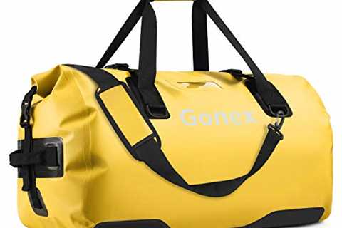 Gonex 80L Extra Large Waterproof Duffle Travel Dry Duffel Bag Heavy Duty Bag with Durable Straps..