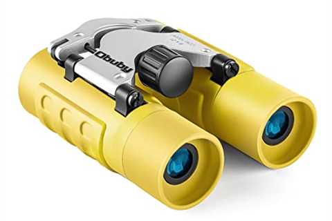 Obuby Real Binoculars for Kids Gifts for 3-12 Years Boys Girls 8x21 High-Resolution Optics Mini..