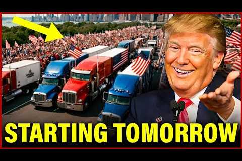 IT''S GOING DOWN TOMORROW!! Every TRUCKER WILL BOYCOTT NEW YORK for TRUMP- FOOD SUPPLY WILL SHUTS..